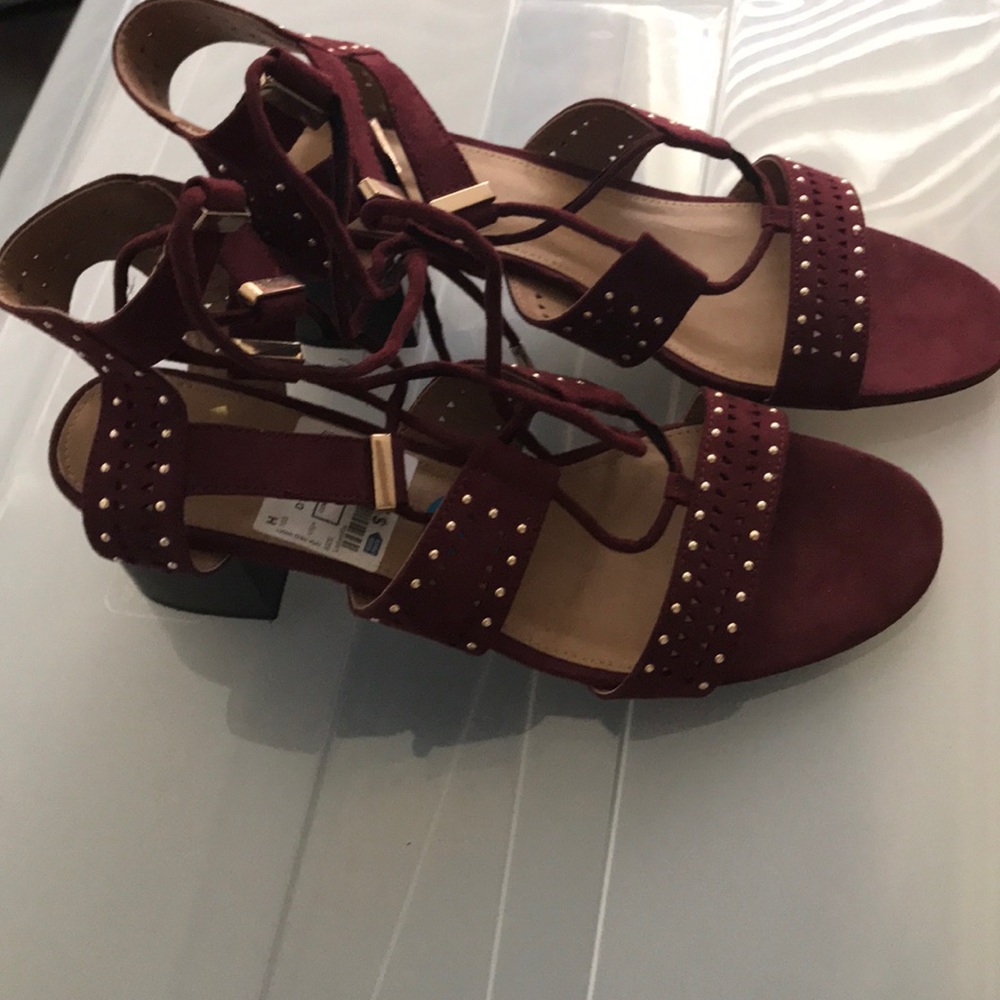 Lace up sandals